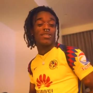 Lil Uzi Vert celebrates Club America winning their 14th Liga MX Championship