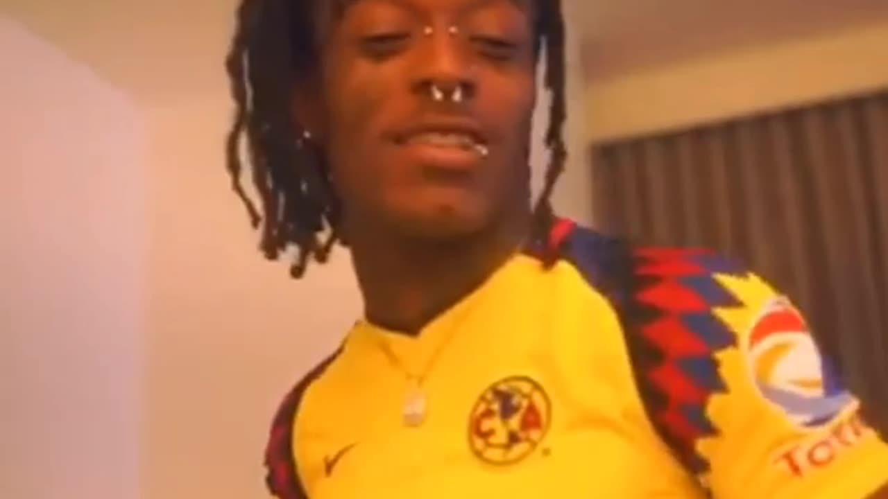 Lil Uzi Vert celebrates Club America winning their 14th Liga MX Championship