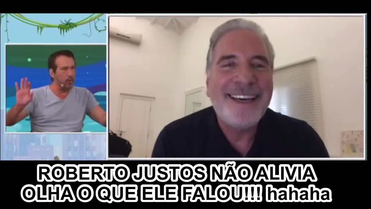 ROBERTO JUSTOS NÃO ALIVIA PRA NINGUÉM. OLHA O QUE ELE FALOU