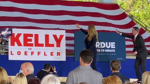 Senate race in Georgia Rally