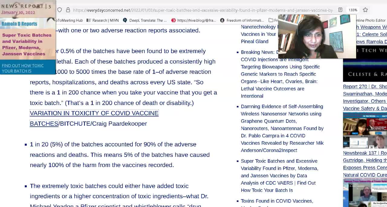 News Report 5: Super Toxic Batches and High Variability in COVID Vaccines