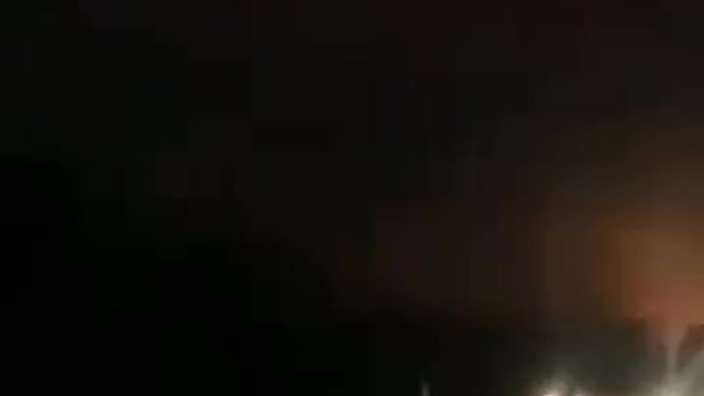Like a small nuclear bomb a huge explosion rocks the Ukrainian capital Kyiv