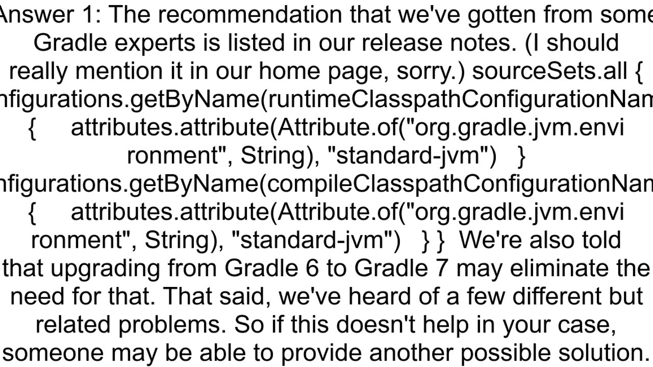 How to exclude one of the variants of comgoogleguava dependency while building Gradle projects