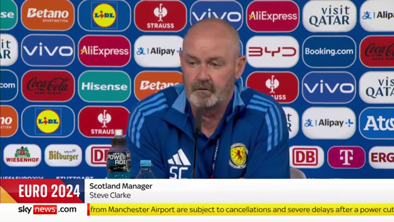 Euro 2024- Scotland set for showdown with Hungary - can they qualify. Sky News