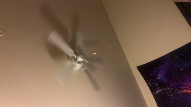 Ceiling fan running for how long