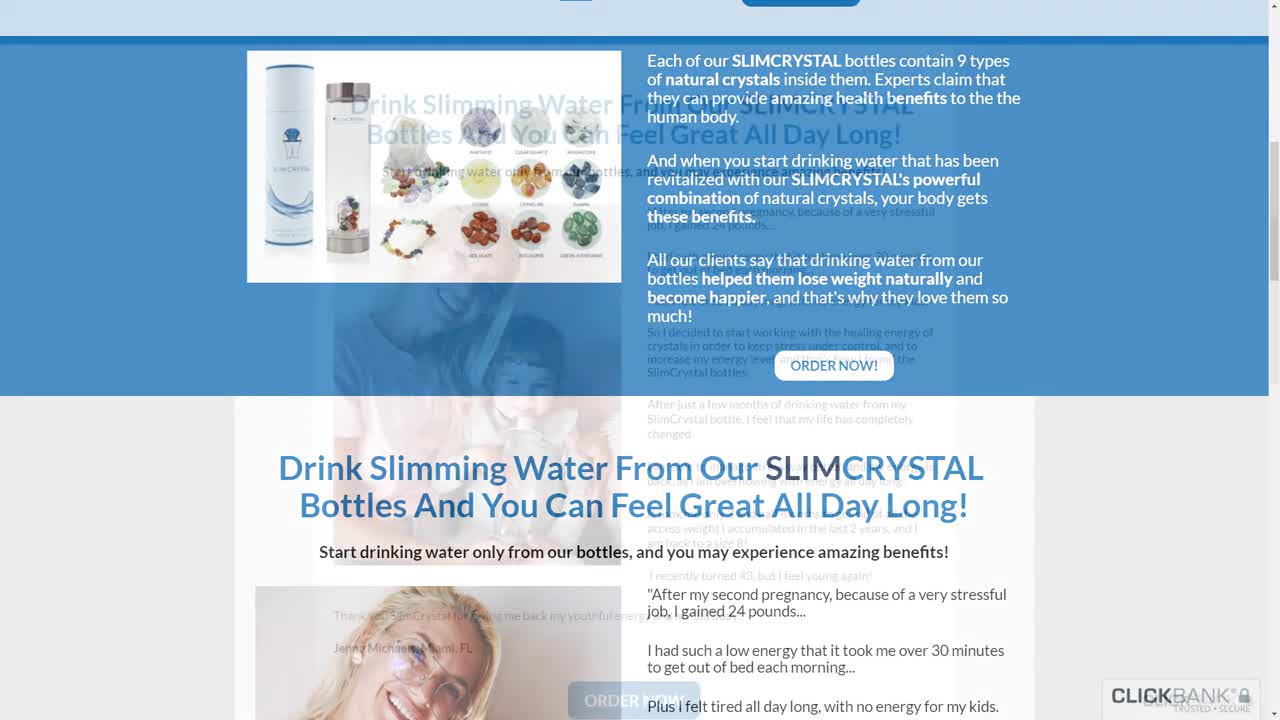 Slimcrystal Slimming Bottles Review - SCAM or LEGIT ?