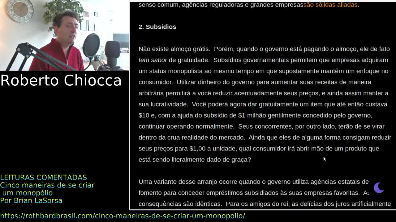#5 Leituras comentadas - Cinco maneiras de se criar um monopólio