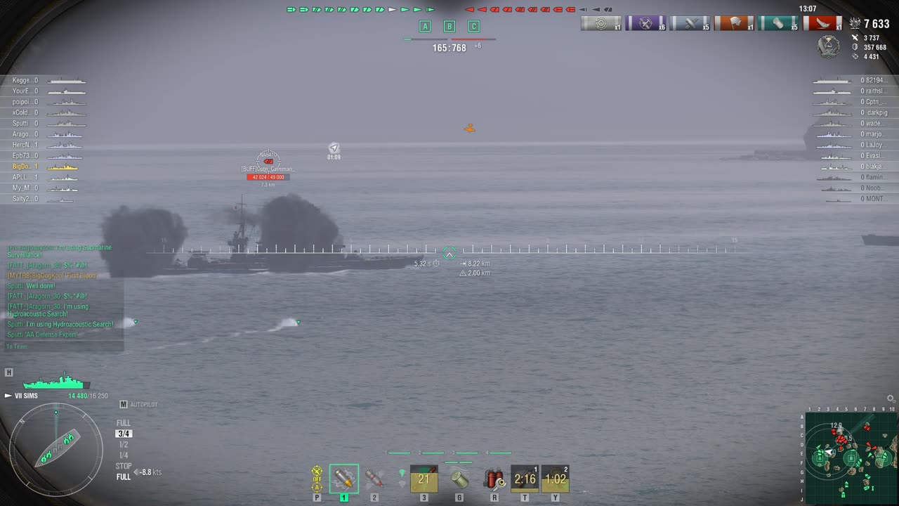 World of Warships in the Sims