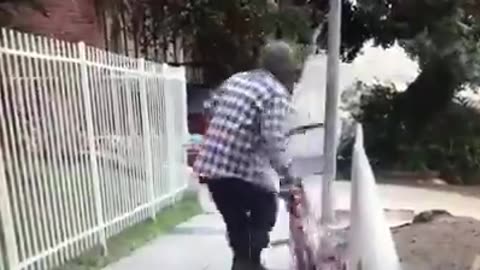 Bike Rigged To Wreck Thieves