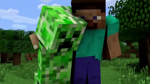 STEVE AND CREEPER FRIENDSHIP