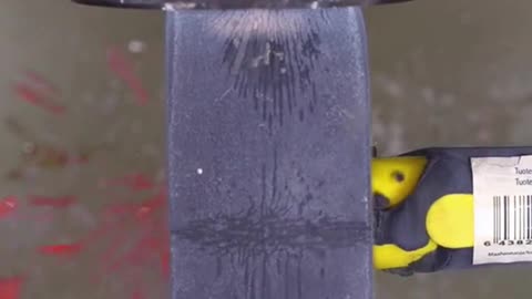 Deep frozen hammer vs. hydraulic press ⚠️🔞