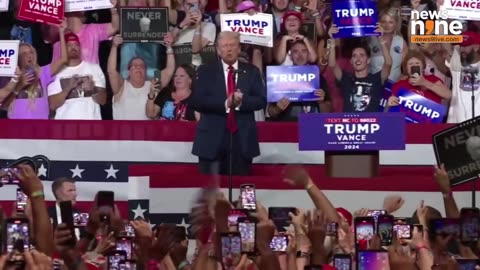 Trump calls Kamala Harris a Lunatic in first Rally since Biden's DEPARTURE.