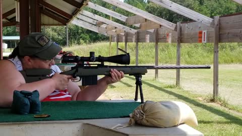 Shooting Project Twisted Sister. Scope dial in @ 100yards