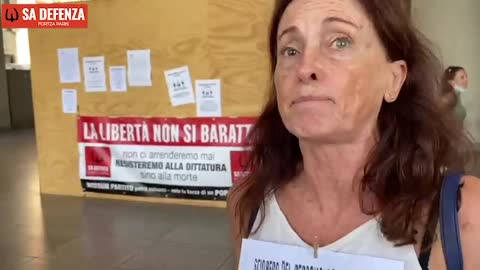 Professoressa del comitato no green pass