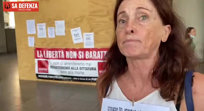 Professoressa del comitato no green pass