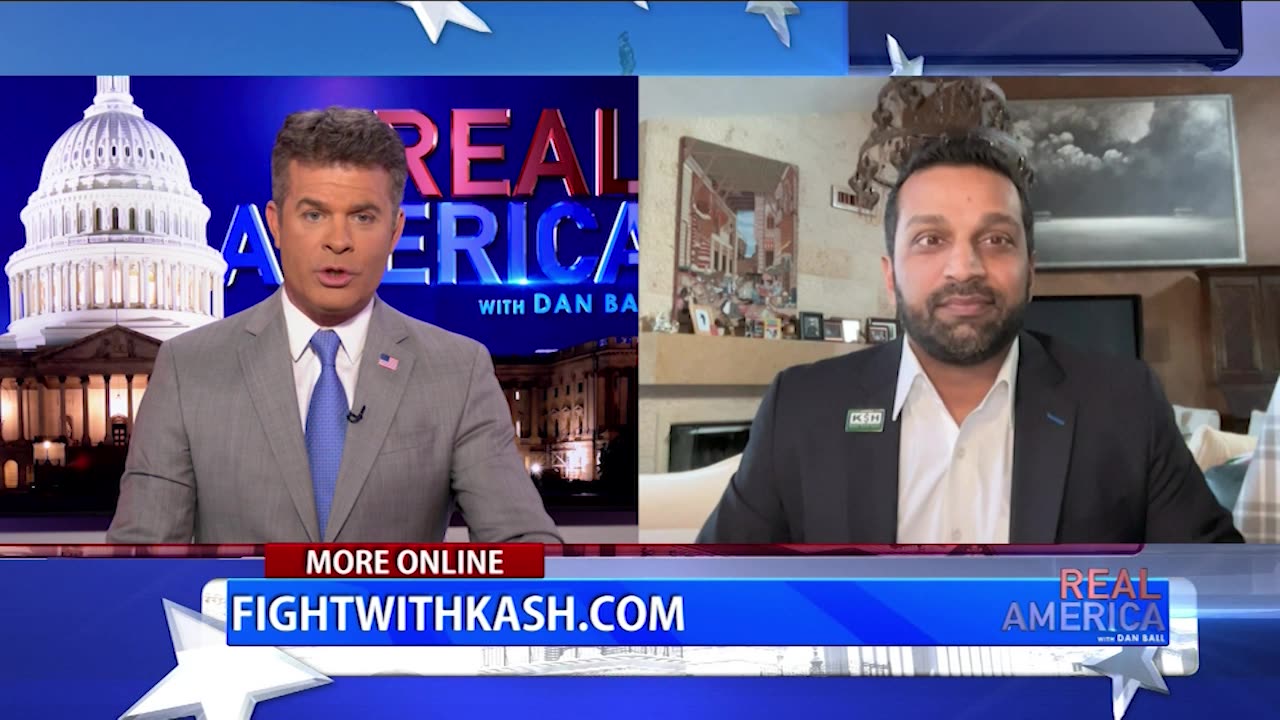 REAL AMERICA -- Dan Ball W/ Kash Patel, High Threat Of Terrorism At The Border, 1/25/24