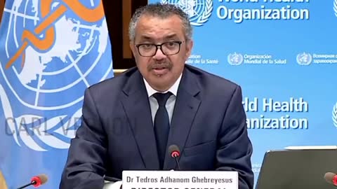 Tedros the Communist Psychopath and the WHO (World Hoax Organisation)