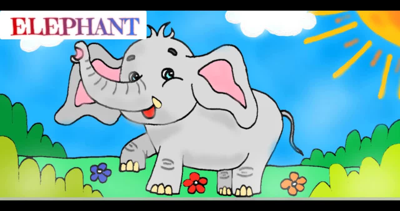 HOW TO DRAW - ELEPHANT 🐘 JAK NARYSOWAĆ SŁONIA 🐘 FOR CHILDRENS