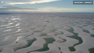 A paisagem deslumbrante dos Lençóis Maranhenses