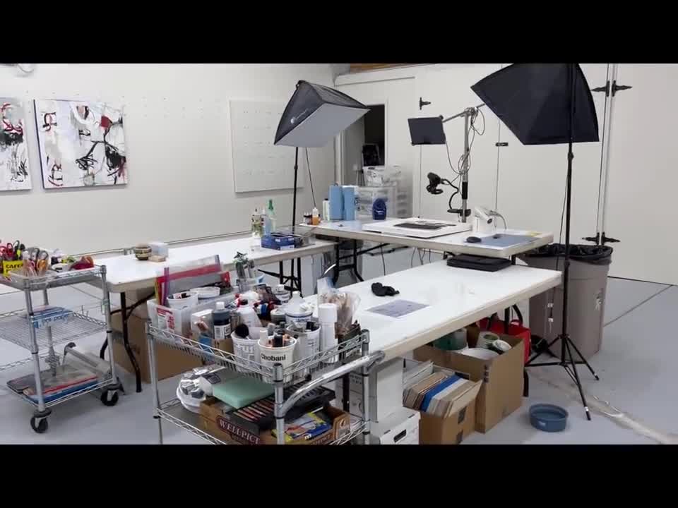 152 - Pamela Caughey - WELCOME to my NEW Studio! My 14 TOP STUDIO TIPS to share with YOU!