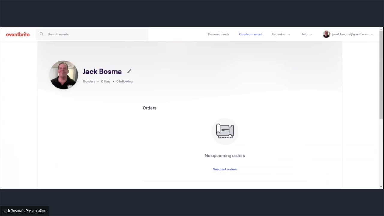 Jack Bosma Uses Eventbrite