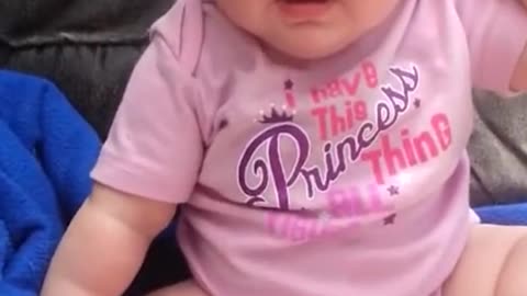 Funny kid smiling