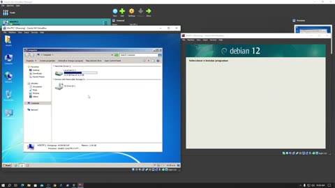 Preparar Maquinas Virtuales Windows 7 Pro y Debian 12 con VirtualBox
