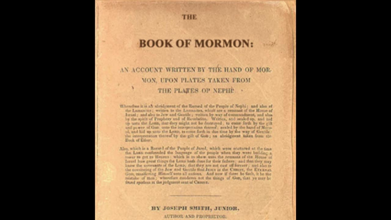 The Book of Mormon: Part 9 - Ether & Moroni