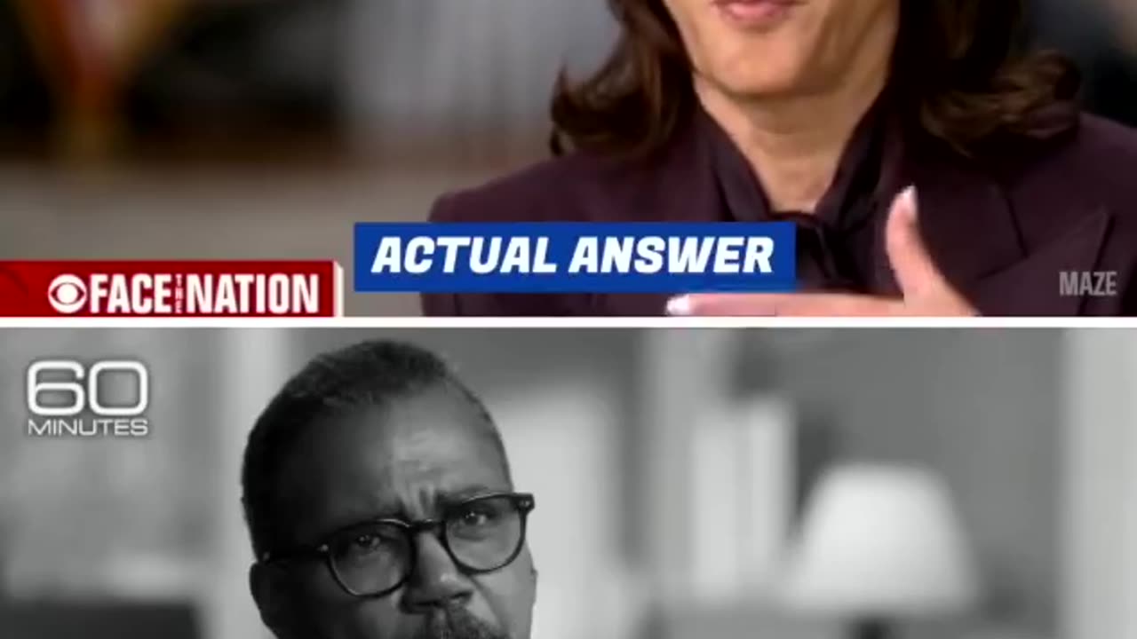 What else did CBS edit out to make Kamala look better? RELEASE THE UNEDITED TRANSCRIPT.