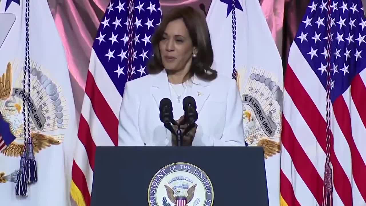 USA has the "Kamala Harris: "We got the meanest, baddest phone trees in the world! Ha ha ha ha."