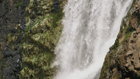 Natural waterfall, nature