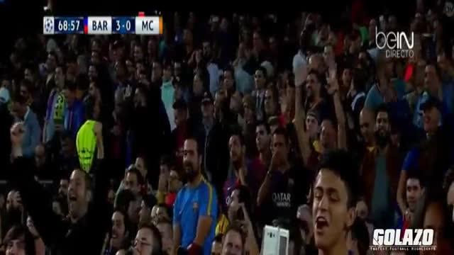 Leo Messi scores hat-trick vs Manchester City