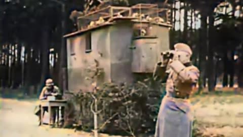 German Soldiers Training Dogs and Pigeons - 1940 Animal Allies COLOURIZED 🐕🐦🇩🇪🎥