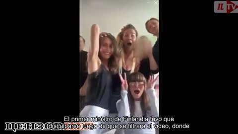La primera ministra de Finlandia tuvo que poner excusas luego de que se filtrara un video de ella "