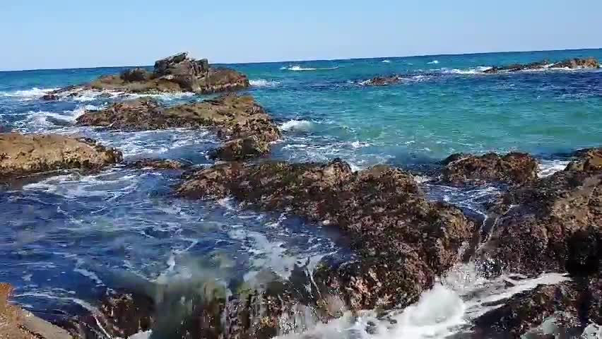 Blue and open sea