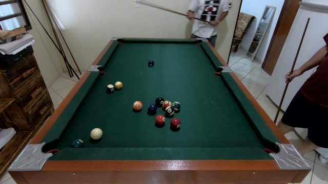 handmade pool table