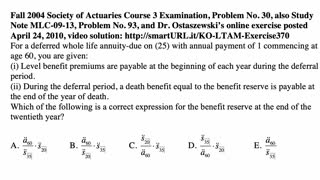 Exam LTAM exercise for August 5, 2021