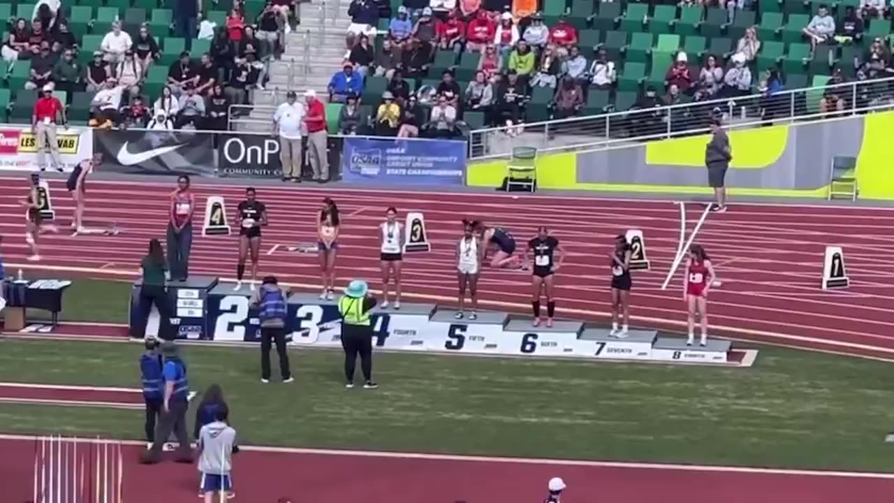 Transgender high school runner in Oregon booed after winning girls’ state title