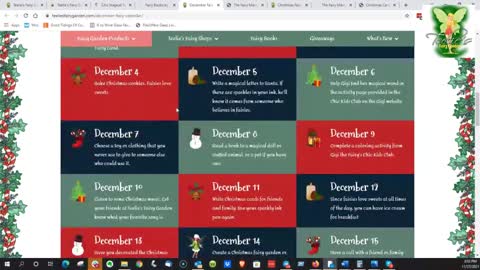 Teelie's Fairy Garden | Fairy Count Down To Christmas: Read A Magical Book | FB Live