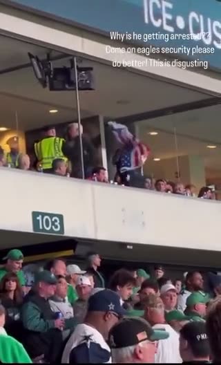 New Jersey Democrat George Norcross was forcibly removed from the Philadelphia Eagles game