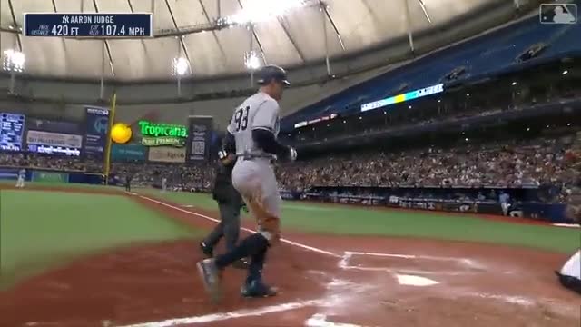 El Home Run número 18 de Aaron Judge en el 2022