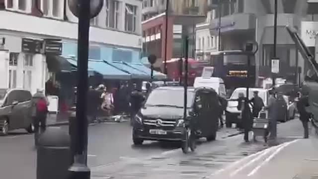 Woman stabbed in an early morning attack in a coffee shop in west London on busy Edgware Road