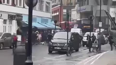 Woman stabbed in an early morning attack in a coffee shop in west London on busy Edgware Road