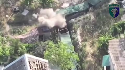 Multiple Russian Vehicles Set Alight