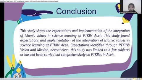 Integrating Islamic Values into Science Learning in Indonesian Islamic Higher Education
