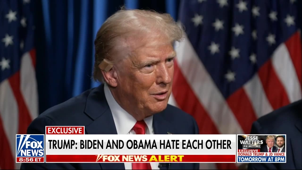 Trump: Obama and Biden don't like each other