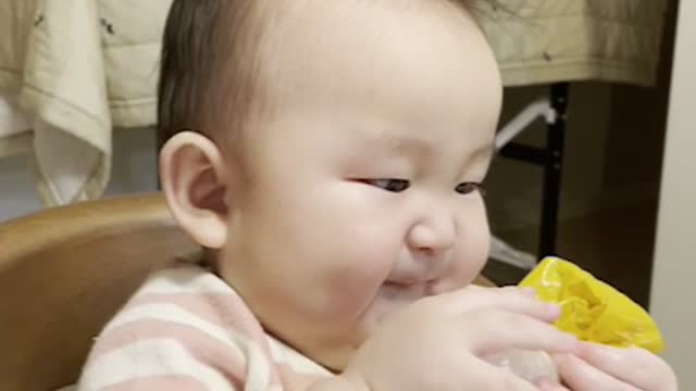 Baby and sweets bag