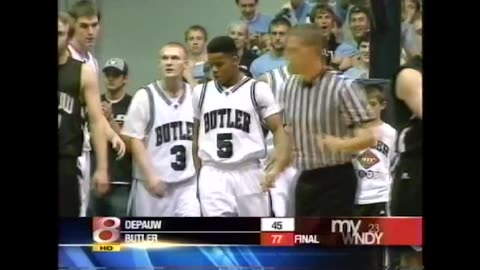 November 1, 2009 - Butler & Coach Brad Stevens Play His Alma Mater, DePauw