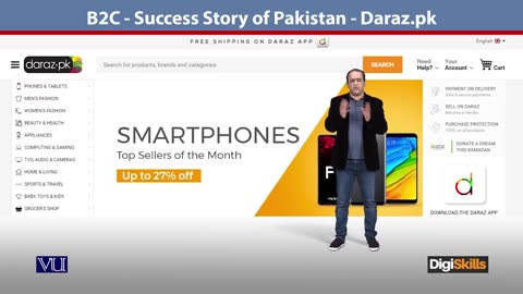 E-Commerce Management // Topic 12 Business to Consumer Success Story of Pakistan - Daraz.pk