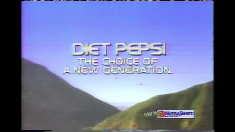 Diet Pepsi with Top Gun Commercial (1987)